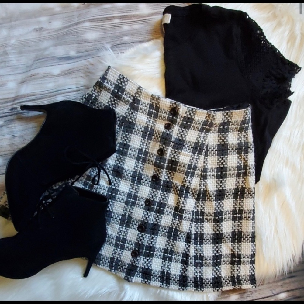 Buttondown Mini Skirt